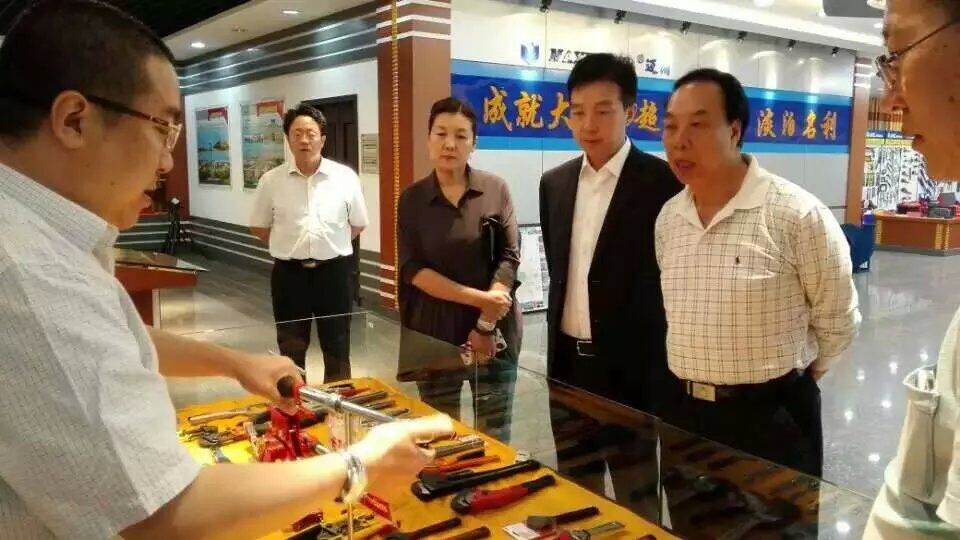 中企合作与国防交流委员会领导一行莅临YH533388银河工具集团调研