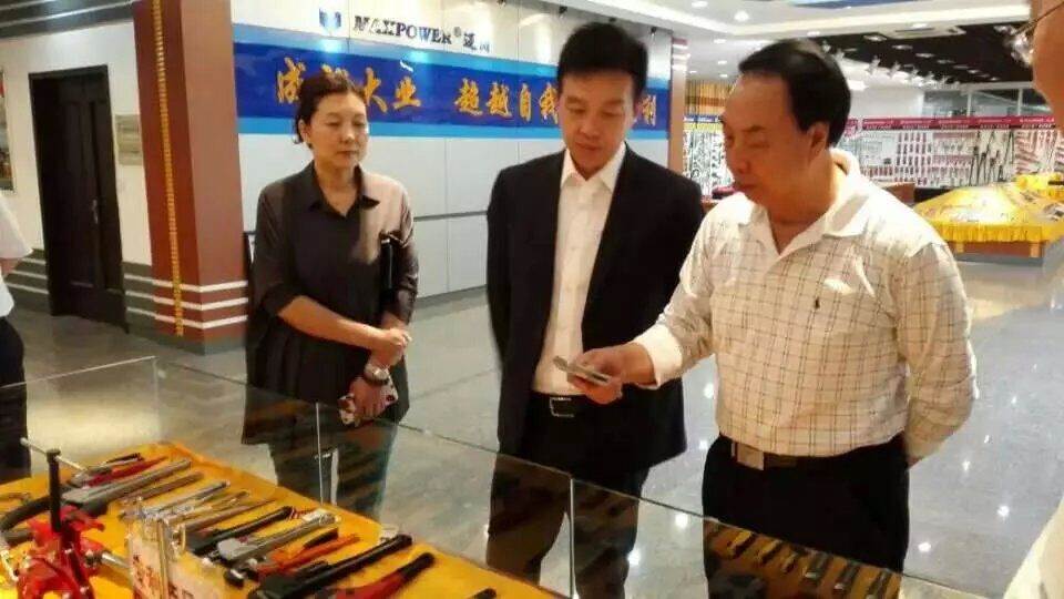 中企合作与国防交流委员会领导一行莅临YH533388银河工具集团调研(图2)